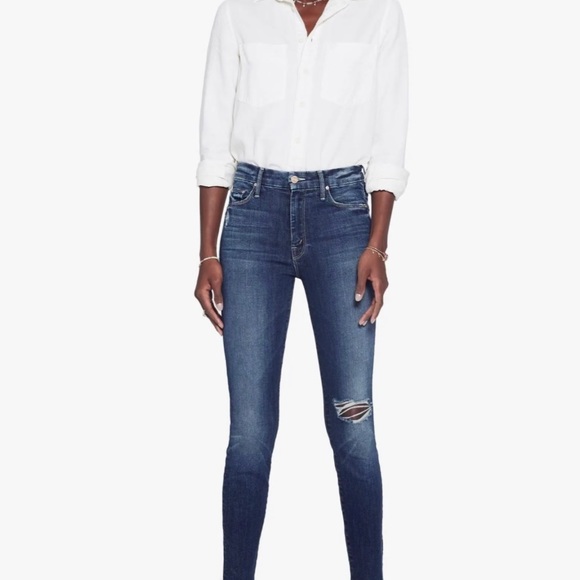 MOTHER Denim - MOTHER high waisted looker ankle jeans